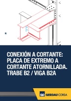 Conexión a Cortante: Atornillada con Doble Ángulo. Trabe B1/Viga B1B