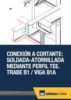 Conexión a Cortante: Atornillada con Doble Ángulo. Trabe B1/Viga B1B