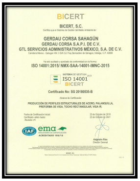 Certificación ISO 9001:2015