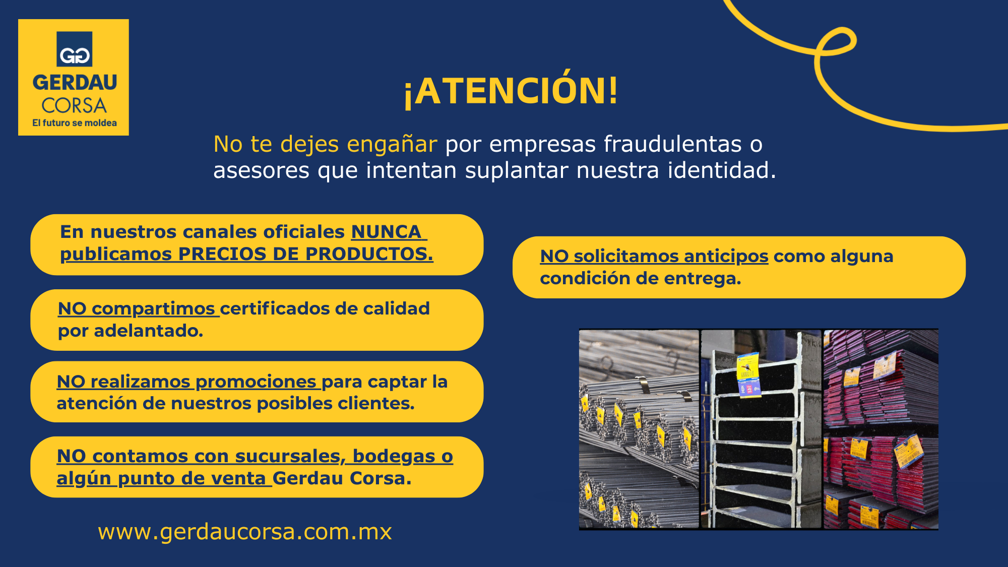 ¡popup de atención!